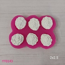 Yy0143 Çoklu Çiçek Altılı Silikon Kalıp