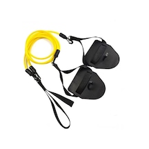 Wezone Kırmızı 30 Lbs Toprak Yüzme Egzersiz Cihazı, Bacak Ve Kol Gücü Geliştirici, Su Sporu Simülatörü, Tpu Malzeme, Saklama Çantası İçerir Sarı