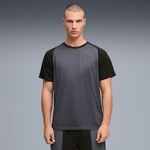 Puma Pwrtrain Fabric Mix Erkek Gri Antrenman T-shirt 528535