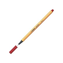 Stabilo Keçe Uçlu İnce Kalem 88 Point 0.4 Mm Koyu Kırmızı 88/50 Çok Renkli