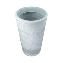 Bostann Dekoratif Saksı - Lıva 090 - 80l - Gri