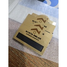 Yaka Kartı Metal 10 Lu Kişite Özel Logo Baskılı