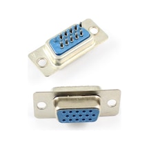 15 Pin Dişi D Sub Konnektör Vga Dişi Konnektör