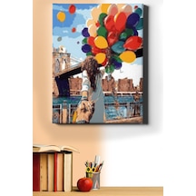 Webstyle Sayılarla Boyama Seti Kasnaklı Aşkın Süprizi 40 X 50 Cm