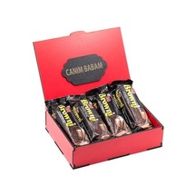 Sevdiklerinize Özel Kırmızı Ahşap Hediye Kutusunda 4 Adet Browni (551066019)