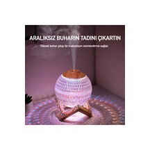 Kristal Küre Mini Usb Nemlendirici & Gece Lambası 7 Renk Led Aromaterapi Difüzörü