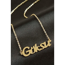 Göksu - 423 - İsimli - Glblseme - Kolye -sarı altın