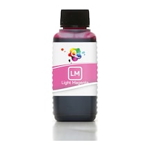QC HP Photosmart C6288 Uyumlu Yazıcı Mürekkebi 100ml LM Light Magenta Açık Macenta Dye