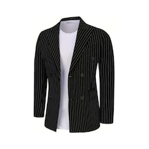 Suitmen Erkek Kruvaze Silim Fitt Çizgili Takım Elbise Bgl-st04764 Siyah Suitmen Erkek Kruvaze Silim Fitt Çizgili Takım Elbise Bgl-st04764 Siyah