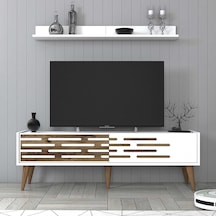 Variant Valensiya 140cm Tv Ünitesi - Beyaz / Beyaz