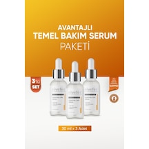 Essential Care C Vitamin Serum Cilt Aydınlatma Ve Yenileme 3'lü Avantaj Paket