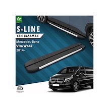 S-Dizayn Mercedes Vito W447 Uzun Şase S-Line Aluminyum Yan Basama