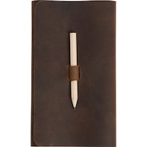 Milan Deri Küçük Defter Kum