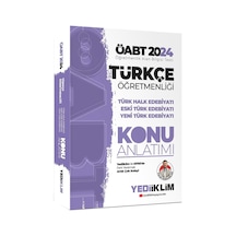 Yediiklim 2024 Öabt Türkçe Öğretmenliği Türk Halk Edebiyatı Eski Türk Edebiyatı Yeni Türk Edebiyatı Konu Anlatımı