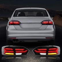 Vw Jetta 2011.2014 Uyumlu Audi Dizayn Füme Led Stop
