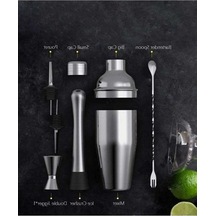 Pazly 750ml 6 Parça Kokteyl Shaker Seti Avantajlı Paket - Shaker Seti