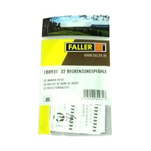 1/87 İşaretli Yol Kenarı Direği 32 Adet Maketi, Faller 180931