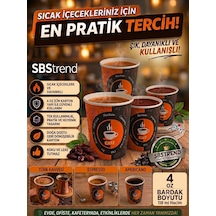 Espresso-türk Kahvesi-americano Tek Kullanımlık 4 Oz 400 Adet Karton Bardak