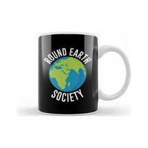 Round Earth Society Flat Earth Kupa Bardak Porselen No4884 Karışık