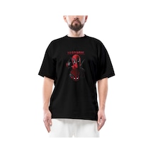 Deadpool Iıı Oversize Siyah Tişört