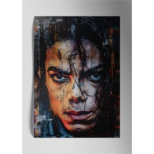 Metal Baskı Parlak Duvar Tablosu - Michael Jackson