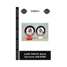 Özel Üretim Işıklı Dekoratif  Masaüstü Modern Ledli Sihirli Ayna Çerceve Alk3598