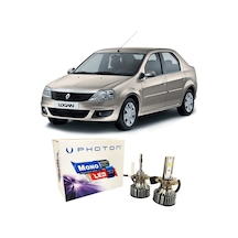 Dacia Logan Uzun + Kısa Far Ampulü H4 Mono Yeni Seri Beyaz 2004-2012