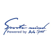 Sports Mind Audi A4 Sports Sticker 17x17 Cm Mavi