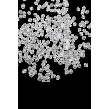 Şeffaf 6 Mm Akrilik Boncuk Aksesuar Takı Malzemesi 35 Gram
