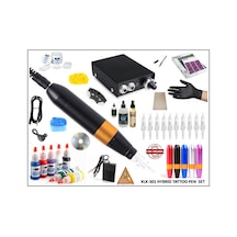Xl-301 Hybrıd Siyah Renk Tattoo Pen Dövme Makinası Seti - Swıss M