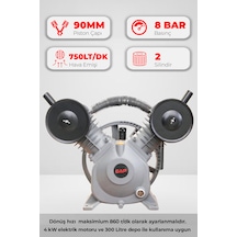 Kompresör Kafası 8 Bar Pistonlu G2090