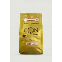Girne Con Kahve Çifte Kavrulmuş Türk Kahvesi, Gold Label, 125 Gram, Öğütülmüş,%100 Arabica, Kıbrıs Üretim