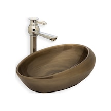 Eva Banyo Lena E-7023 Tezgah Üstü Porselen Lavabo
