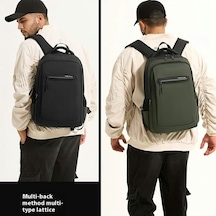 Ebitda Erkek Öğrenci Seyahat Rahat Sırt Çantası, Naylon, Büyük Kapasiteli, Koyu Mavi, 42x16x29cm Koyu Mavi