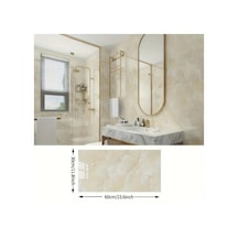 Periboia Sarı Mermer Desenli Alüminyum Plastik Duvar Stickerı Karışık Renkli