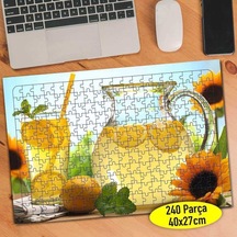Yaz İçeceği Limonata 240 Parça Puzzle Yapboz Tablo-64524099