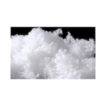 250 Gram Slikonlu Boncuk Elyaf Yapışma Yapmaz Yıkanabilir - Premium Kalite - Beyaz