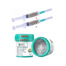 Solder Bst-509 Krem Lehim Best 50g Sıvı Lehim Ve Flux Lehim Toplama Seti 2in1