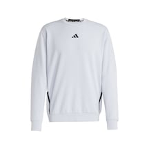 Halsıl Adidas Erkek Günlük Kapşonlu Eşofman Üstü D4t Crew Sweats Jp0927 Gri