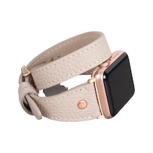 Bouletta Apple Uyumlu  Watch Deri Kordon 42-44-45mm Slim DTRT ERC3