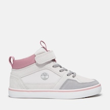 Timberland Stone Jump Mid Hook & Loop Unisex Çocuk Sneakers-33872 Açık Gri