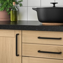 Ikea Borghamn 2'li Mobilya Kulpu 170 Mm Siyah