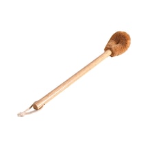 Homyl Kavisli Tuvalet Fırçası Temizleme Aleti Ev Otel Kahverengi