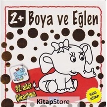 Boya ve Eğlen Sarı Kitap