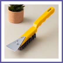 Bezos Çelik Tel Fırça Ve Metal Kazıma Spatula 270 Mm 2in1 Nıda