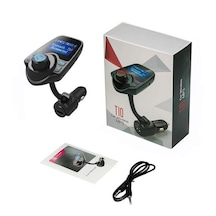 Oddity Yeni Nesil T10 WiFi Bluetooth Araç Kiti | USB Şarj FM Transmitter ve Eller Serbest Konuşma