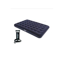 Bestway 67002 Çift Kişilik Şişme Yatak + El Pompası Set Lacivert
