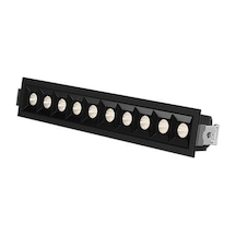 25w Sıva Altı Lensli Armatür Cri 95 5700 Kelvin Siyah