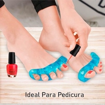 Ayak 5 Parmak Ayırıcı Şekil Düzeltici Aparat Deluxe Pampered Toes Silikon 5 Parmak Ayraç