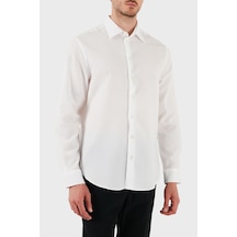 Emporio Armani Pamuklu Regular Fit Uzun Kollu Gömlek Erkek Gömlek Em000099 Te14192 U0002 Beyaz